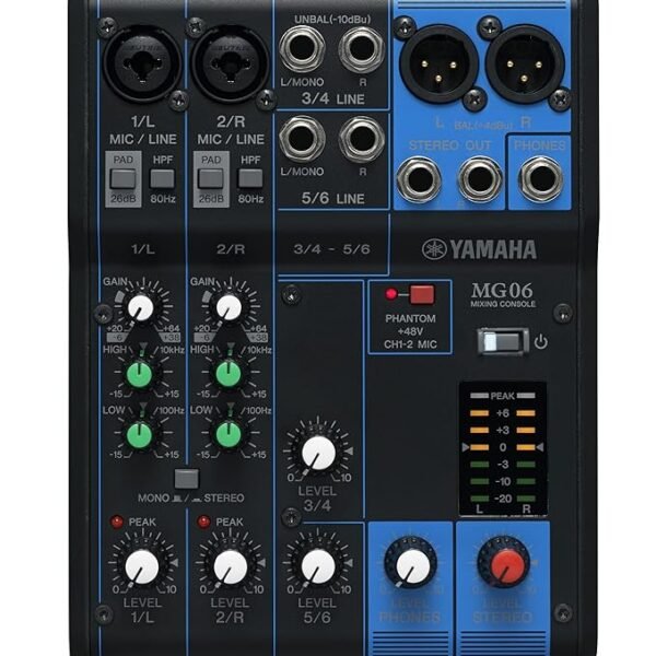 Yamaha MG06 Digital Analog Mixer