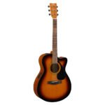 Yamaha FSX80C cutaway electro-acoustic guitar side view