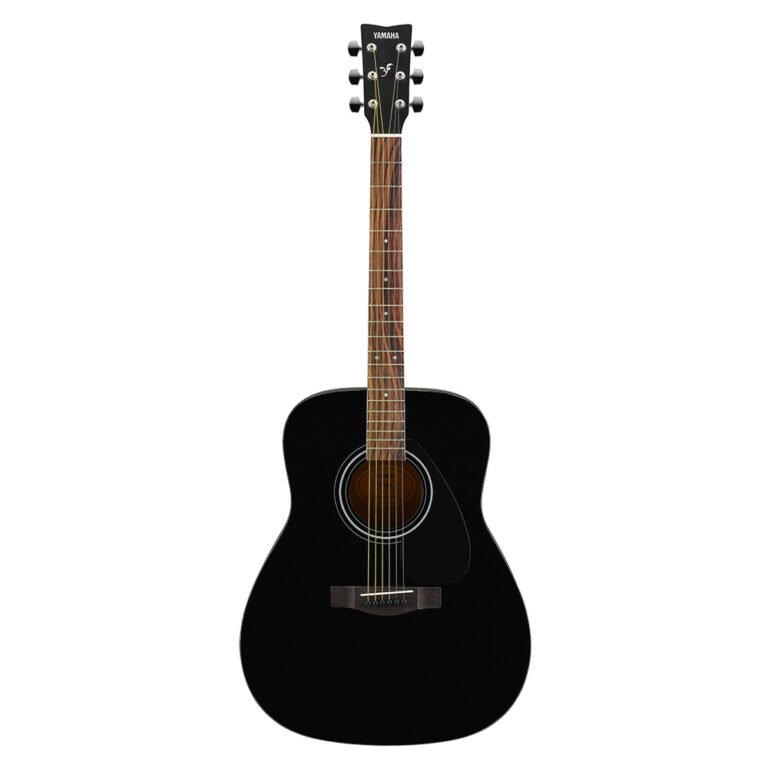 Yamaha F280 Black Acoustic Guitar front view