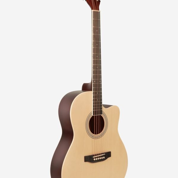 Smiger GA-M1-NT Semi-Acoustic Guitar Black Basswood Tech Wood Right Handed