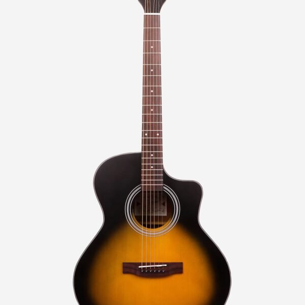 Smiger GN-81JF semi acoustic guitar vintage sunburst